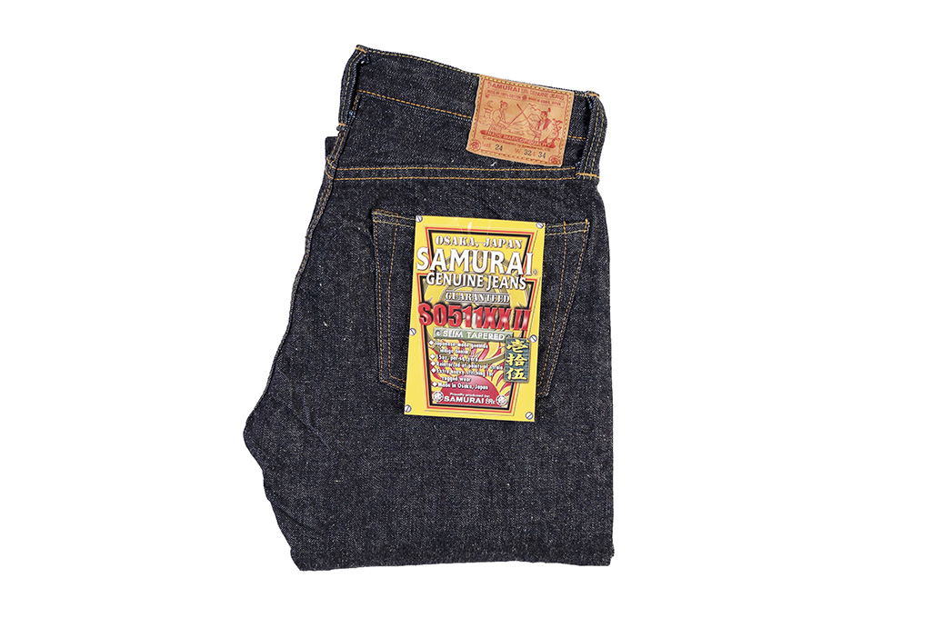Samurai S0511XXII 15oz Texas Cotton Indigo Denim Jean - Slim